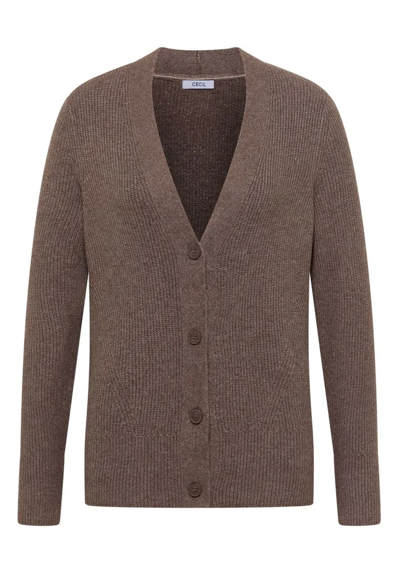 Cardigan mit Strukturdetail