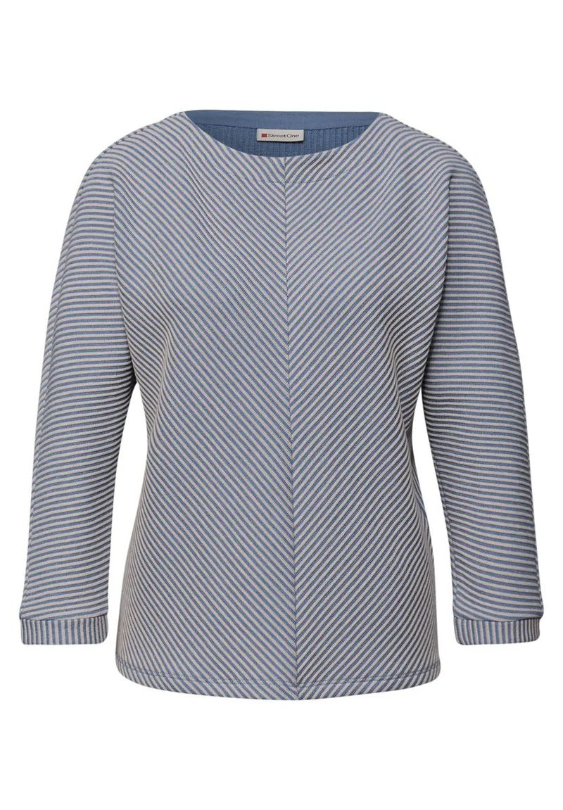 Two-Tone Strukturshirt