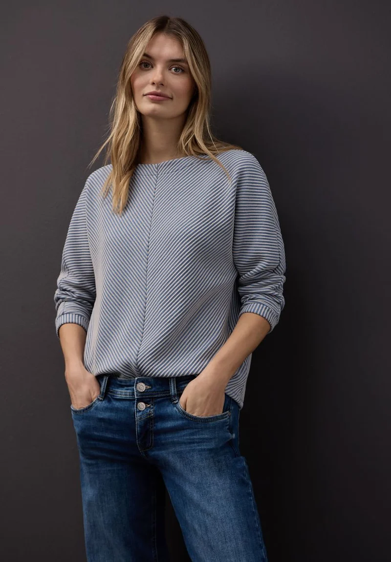 Two-Tone Strukturshirt