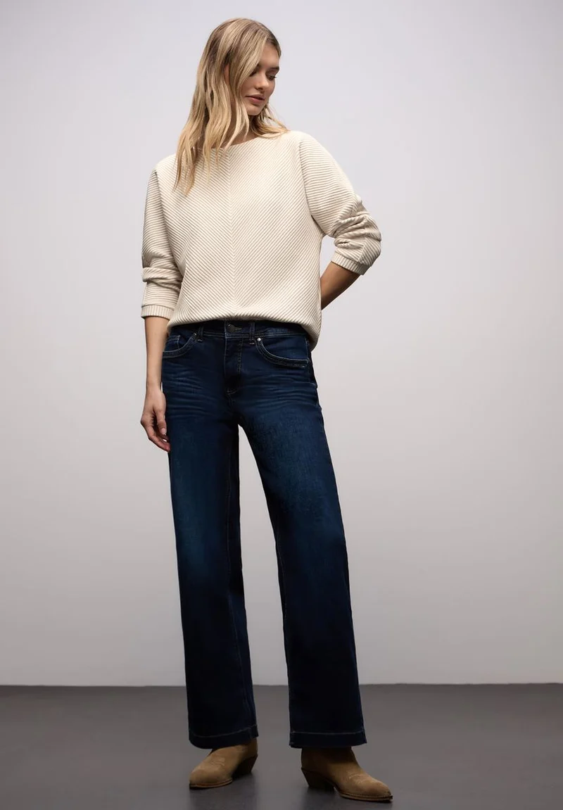 Two-Tone Strukturshirt