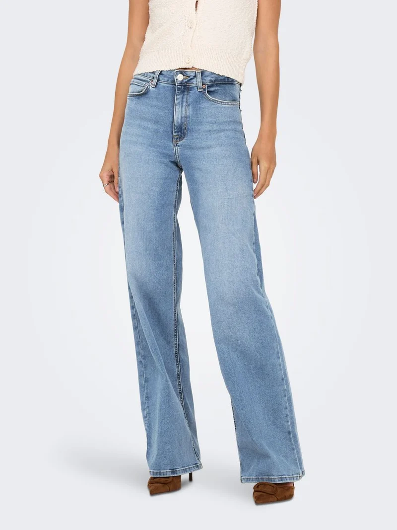 ONLMADISON BLUSH HW WIDE DNM CRO371 NOOS