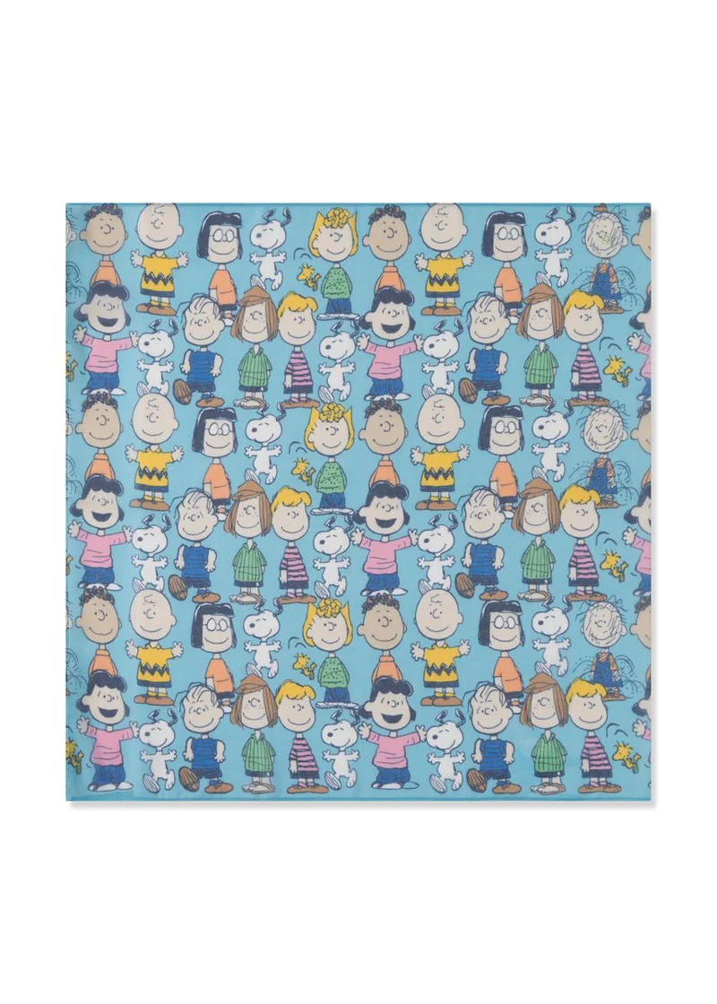 Peanuts Loop-Schal aus recyceltem Polyester mit Peanuts-Motiven