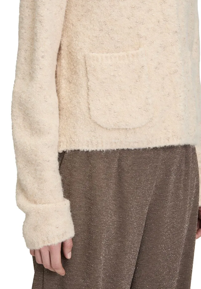Grobstrickjacke