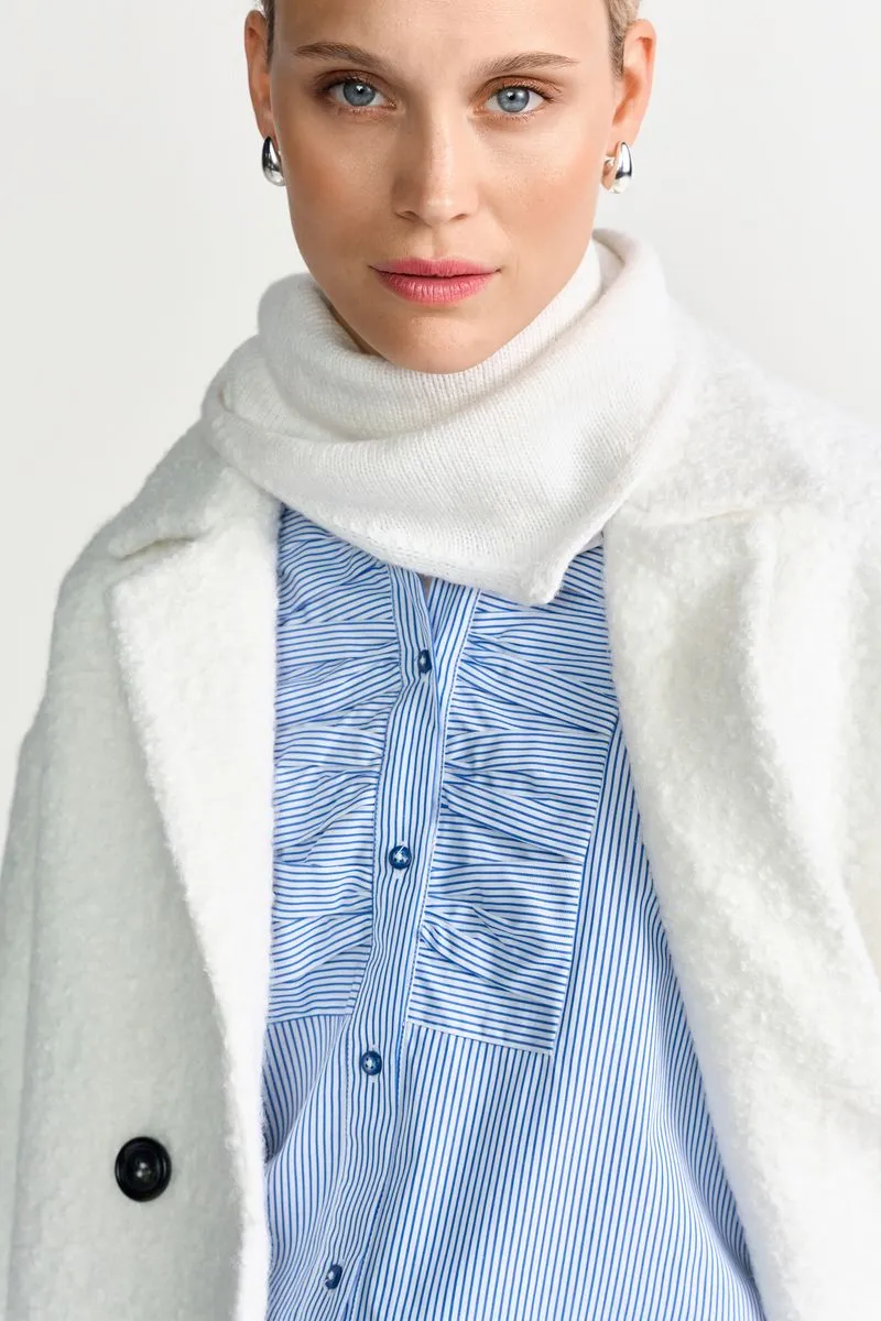 Knitted Triangle Scarf