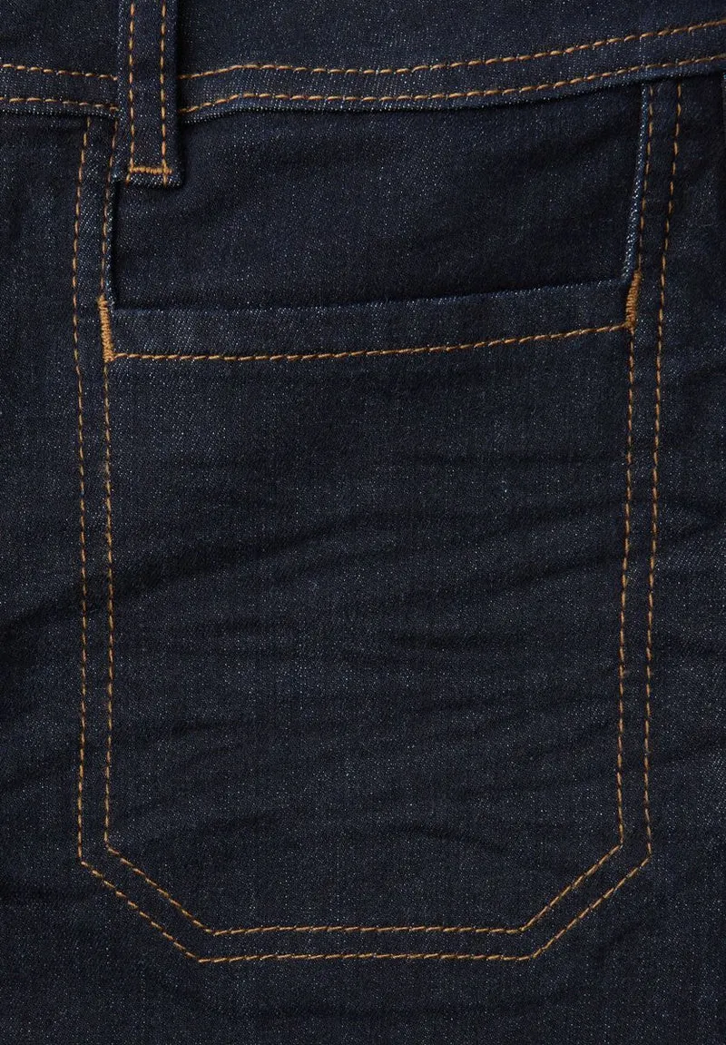 Rinsed Wide Leg Jeans