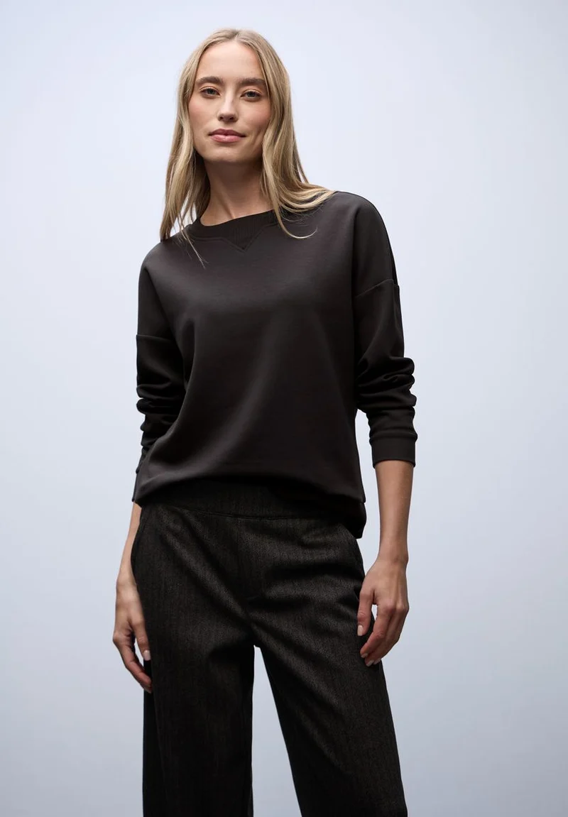 Shirt mit Ripp-Detail