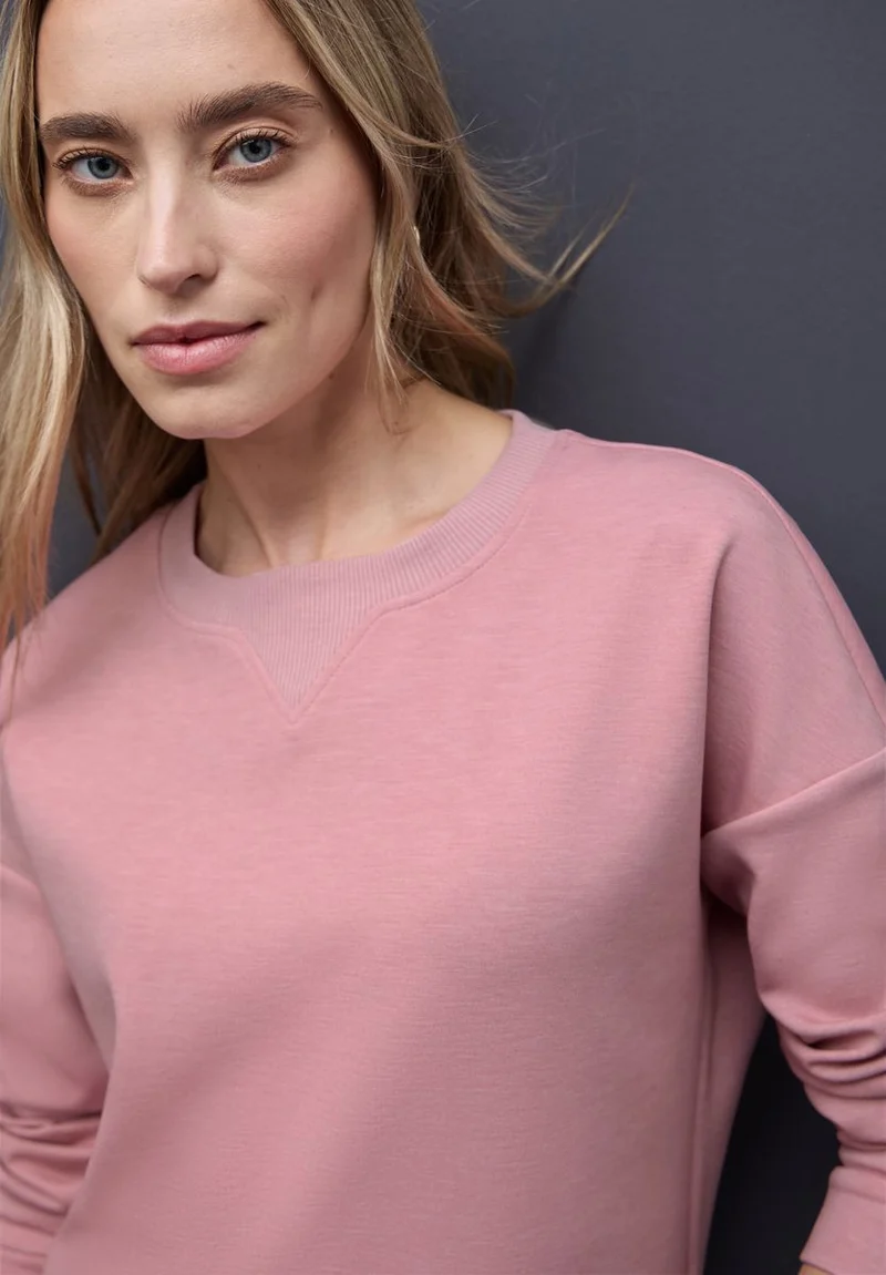 Shirt mit Ripp-Detail