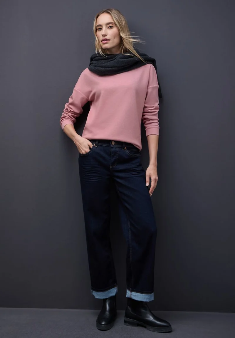 Shirt mit Ripp-Detail