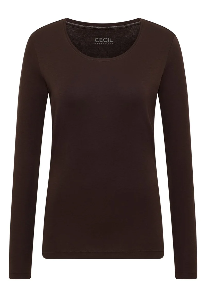 Basic Langarmshirt