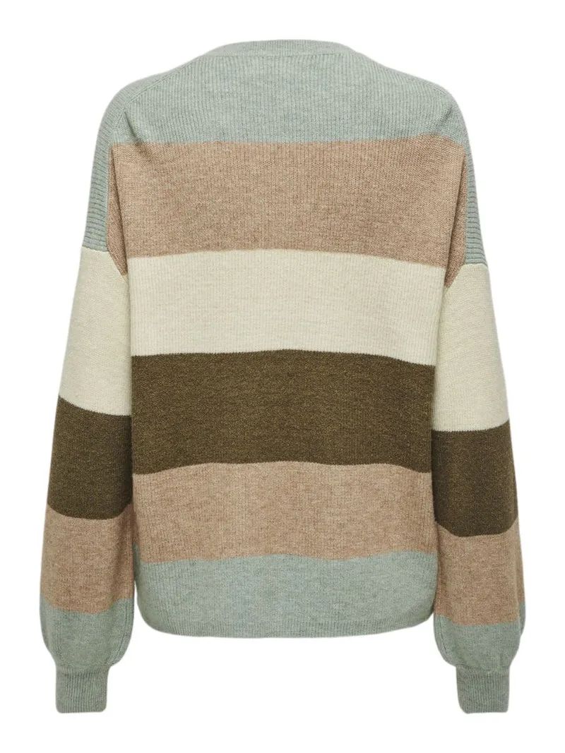 ONLATIA LIFE L/S STRIPE PULLOV KNT NOOS