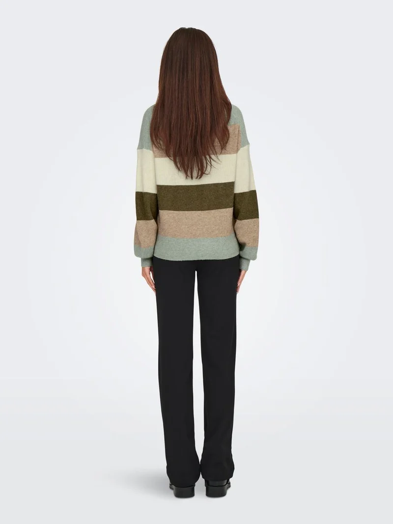 ONLATIA LIFE L/S STRIPE PULLOV KNT NOOS