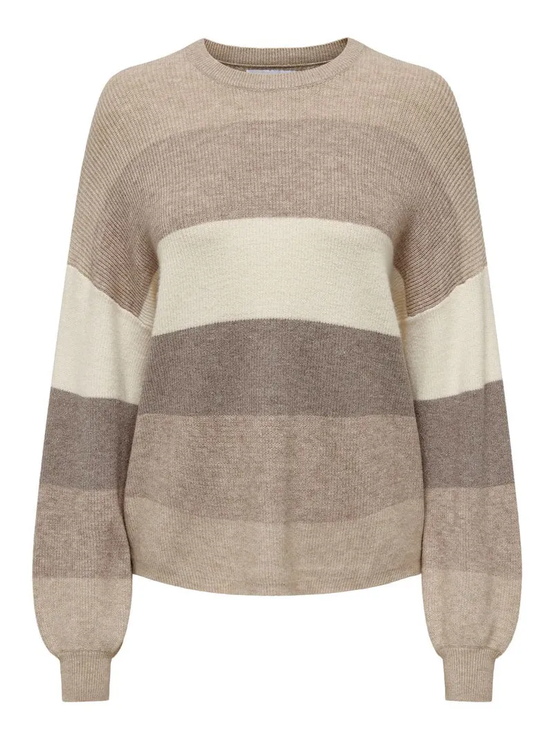 ONLATIA LIFE L/S STRIPE PULLOV KNT NOOS