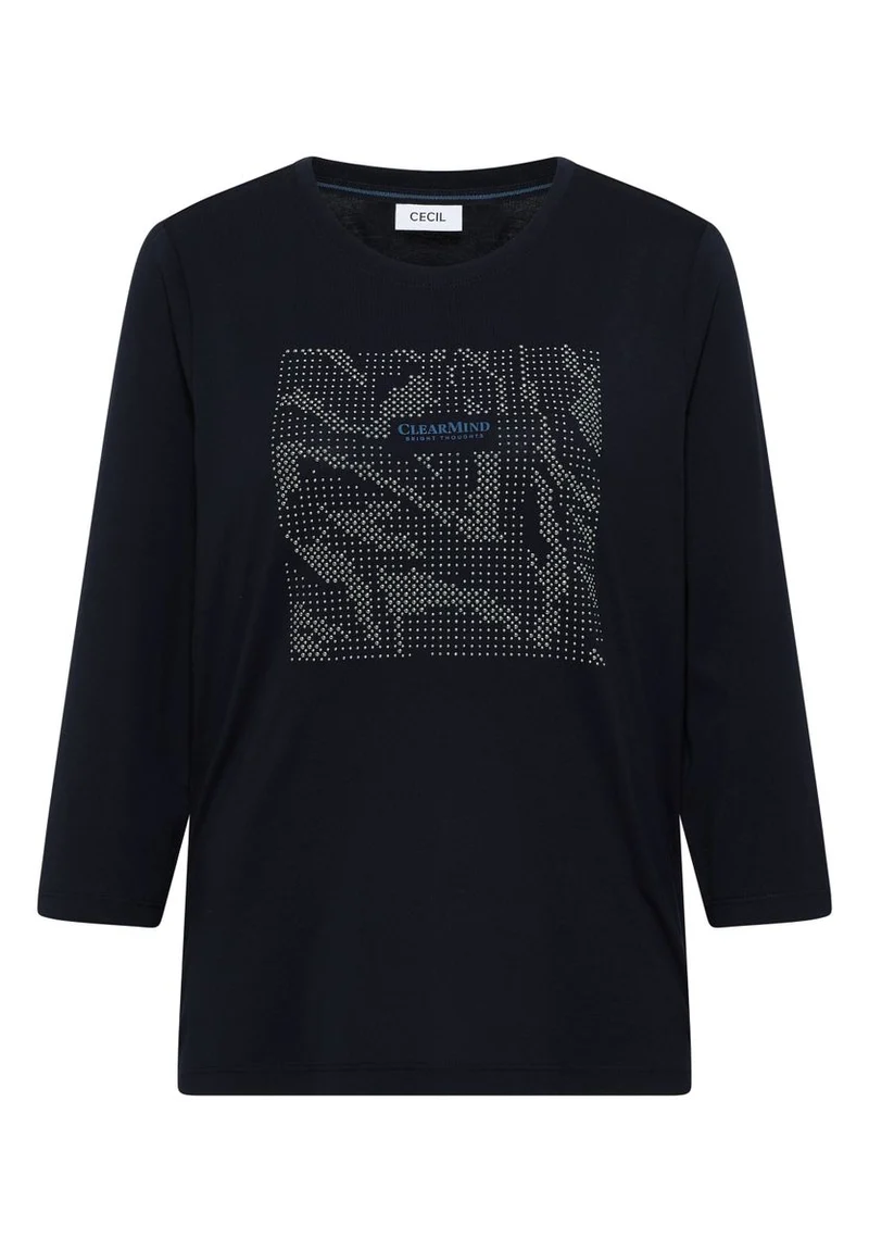 Shirt mit Schmucksteinen