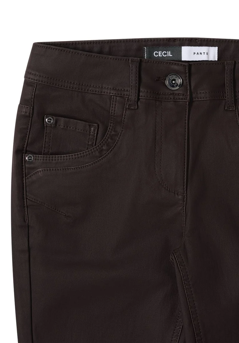 Hose im Leder-Look