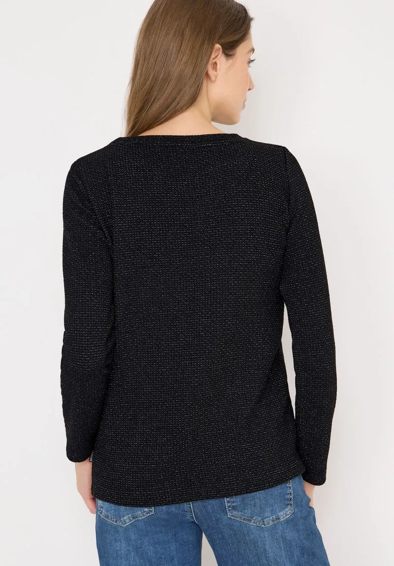 Glitzer Strukturshirt