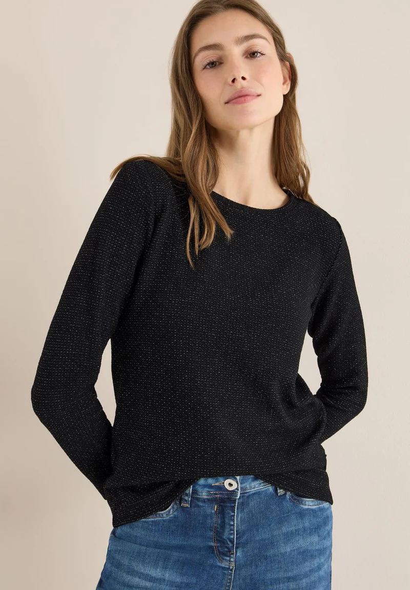 Glitzer Strukturshirt
