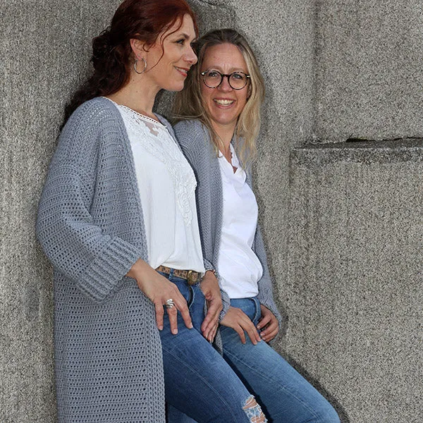 Yarn and Colors Maxi-Strickjacke – Häkelpaket