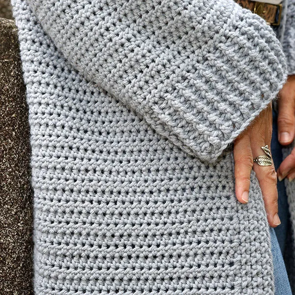 Yarn and Colors Maxi-Strickjacke – Häkelpaket