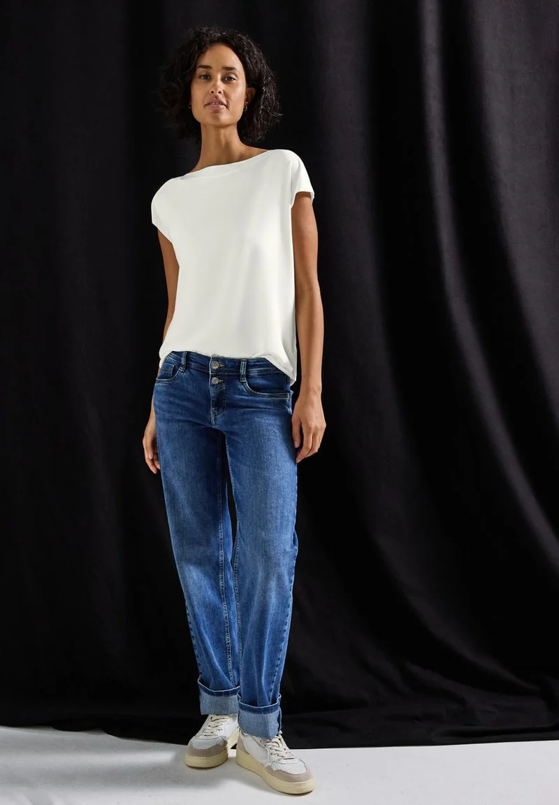 U-Boot Shirt mit Rippdetail
