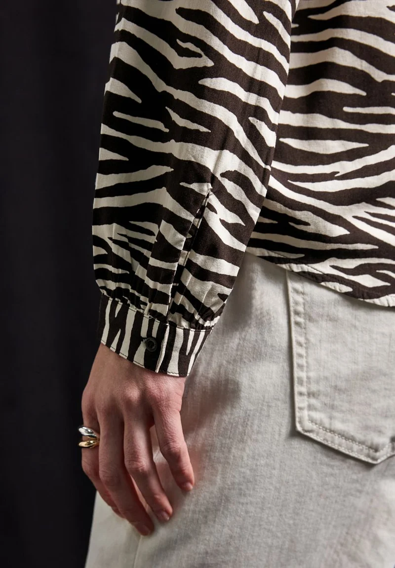 Tunika mit Zebra Print