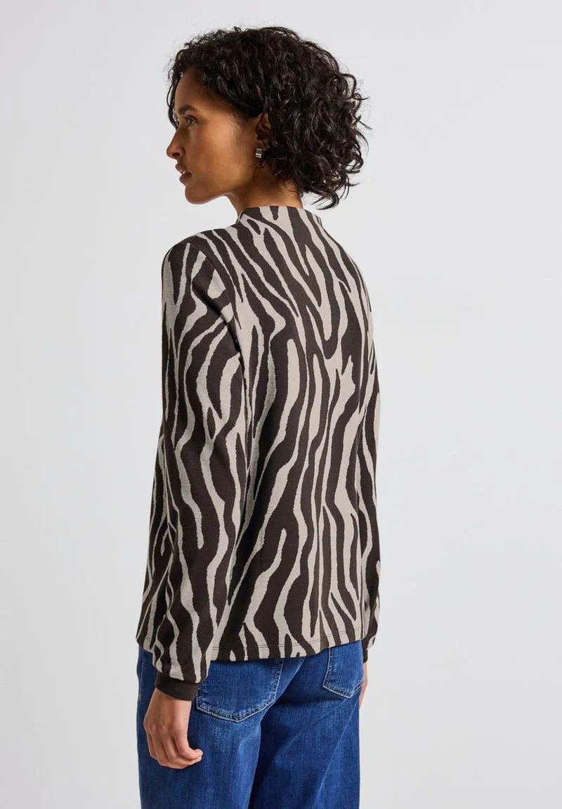 Shirt mit Zebra Print