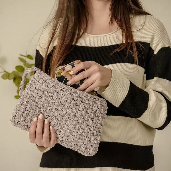 Häkelanleitung „RibbonXL Glitter Clutch“ (digital)