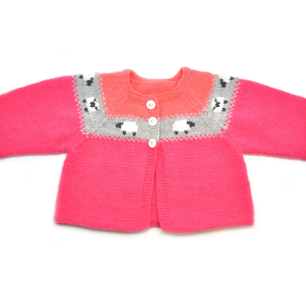 Strickanleitung „Partner“ – Babyjäckchen für Mädchen (digital)