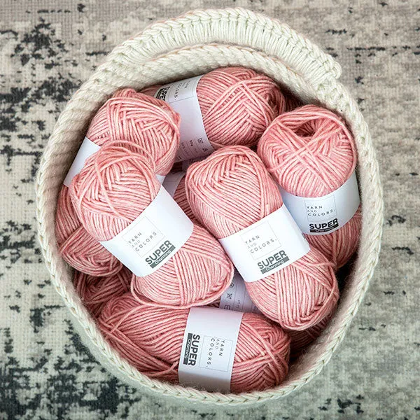 Yarn and Colors „Basis“-Körbchen-Häkelpaket