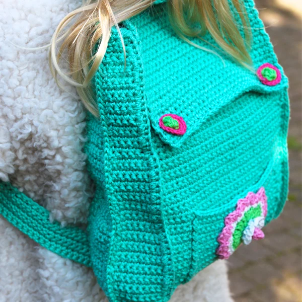 Häkelanleitung für einen Kinderrucksack (digital)