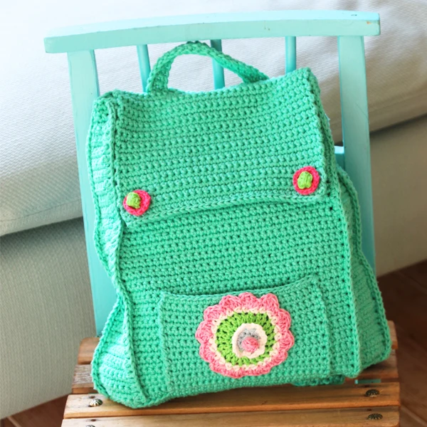 Häkelanleitung für einen Kinderrucksack (digital)