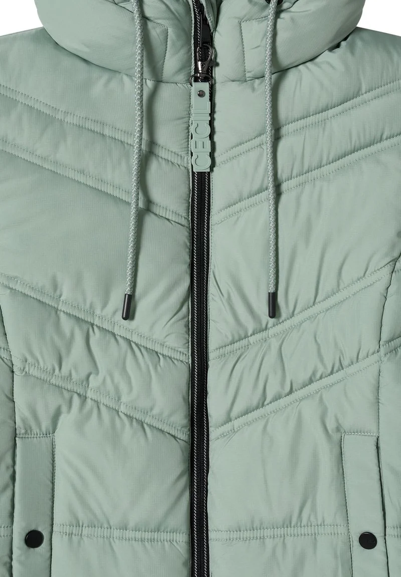 Steppjacke mit Kapuze