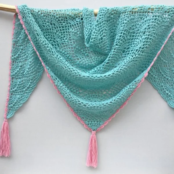 Häkelanleitung „Waaier Shawl“ – Dreieck (digital)