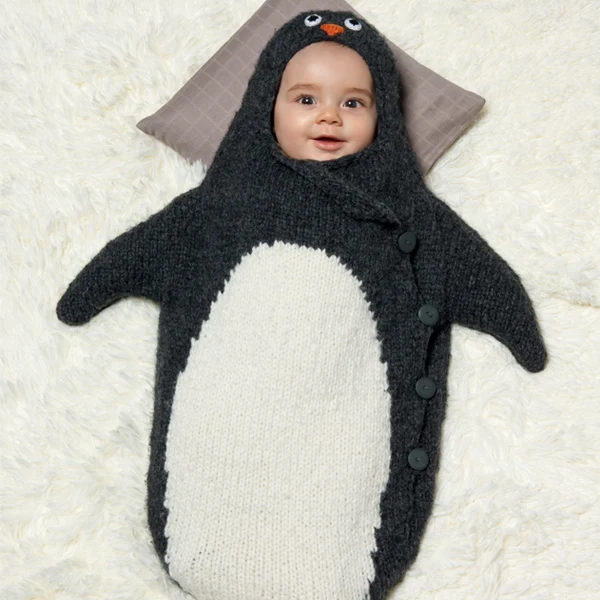Strickanleitung „Pinguin-Schlafsack“ (digital)