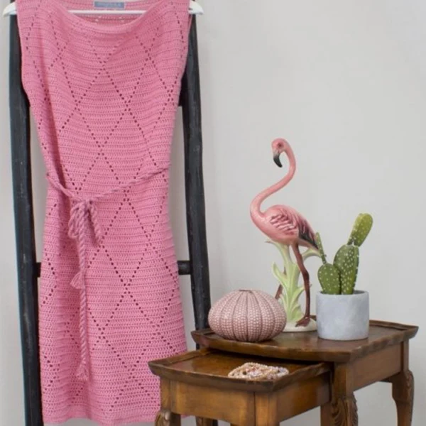 Häkelanleitung „Durable Coral“ – Wiebertjes-Kleid (digital)