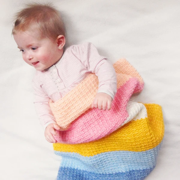 Häkelpaket für eine bezaubernde Babydecke