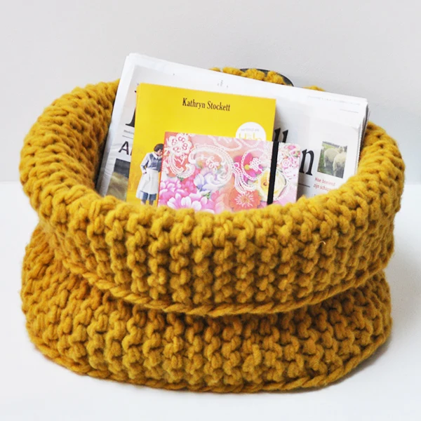 Strickanleitung für einen Korb