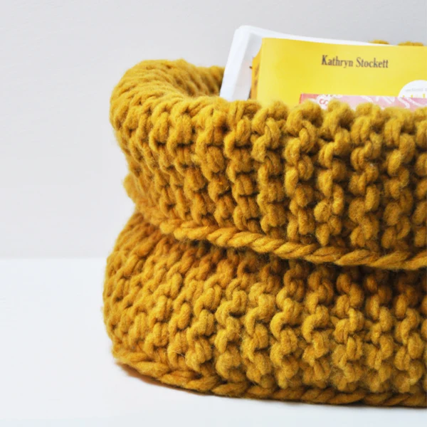 Strickanleitung für einen Korb