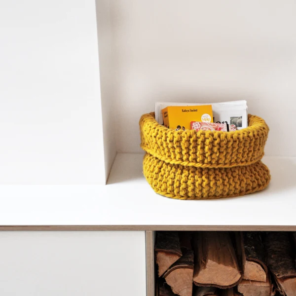 Strickanleitung für einen Korb