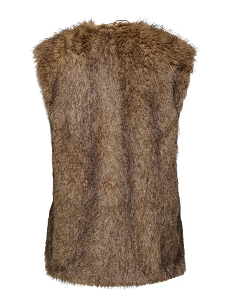 ONLDAWN LIFE FAUX FUR WAISTCOAT OTW