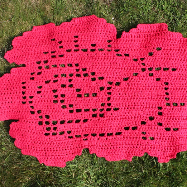 Häkelanleitung „Rosentuch“