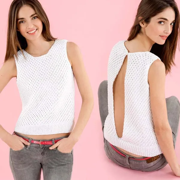 Strickanleitung „Coton 4“ – Sommertop (digital)
