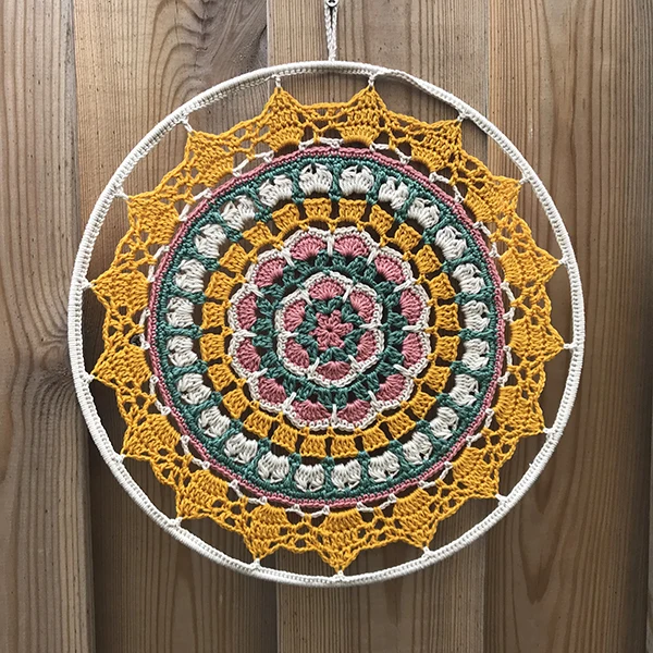 Häkelanleitung „Sonniges Mandala“ (digital)