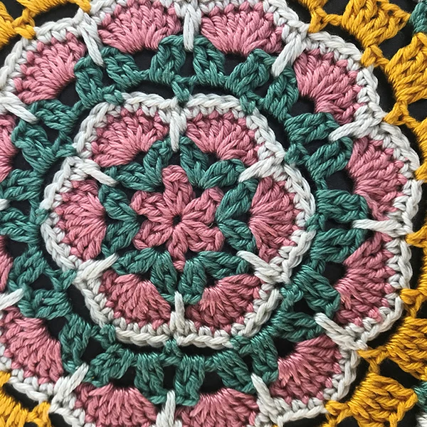 Häkelanleitung „Sonniges Mandala“ (digital)