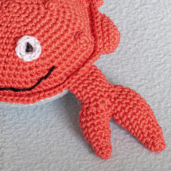 Häkelanleitung für das Kuscheltier „Crabbie“