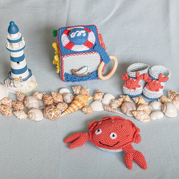 Häkelanleitung für das Kuscheltier „Crabbie“