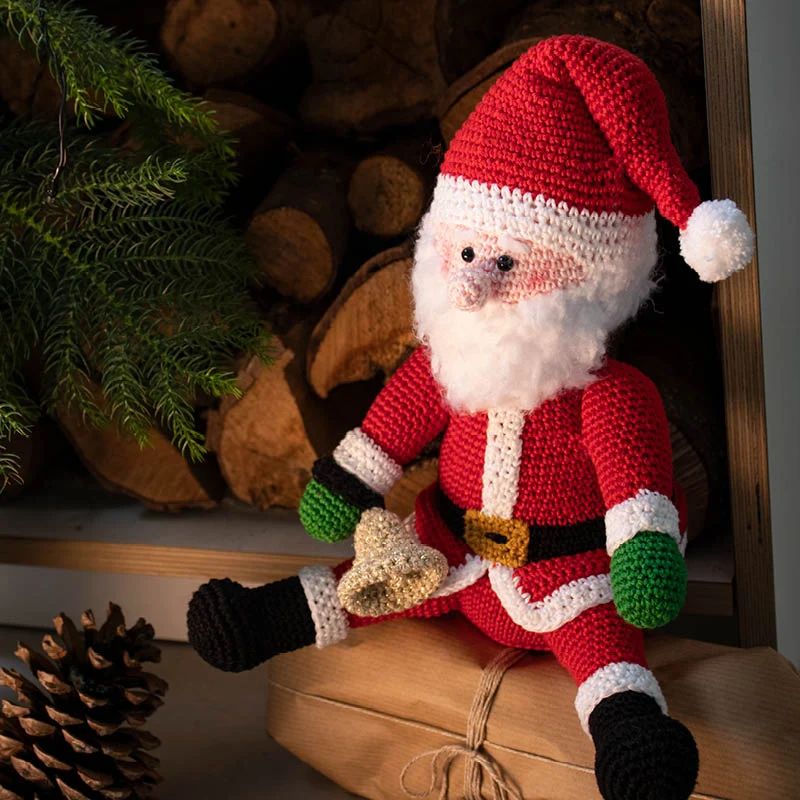 Häkelpaket „Mini-Weihnachtsmann“