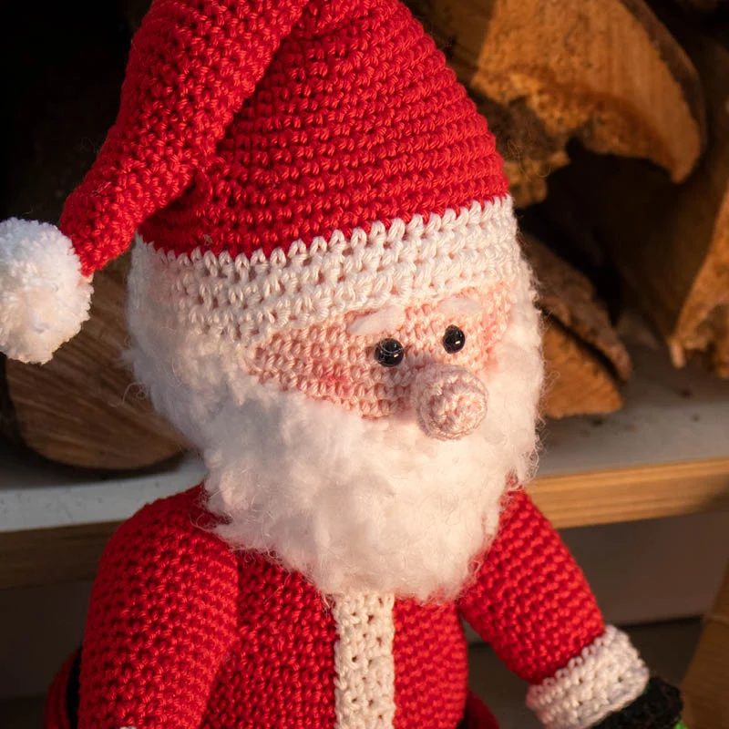 Häkelpaket „Mini-Weihnachtsmann“