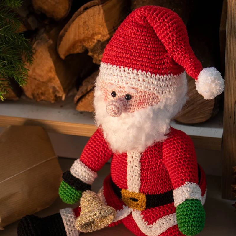 Häkelpaket „Mini-Weihnachtsmann“