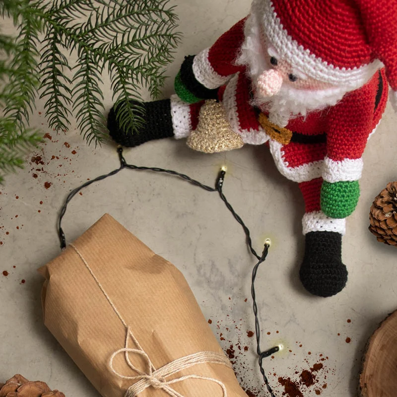 Häkelpaket „Mini-Weihnachtsmann“