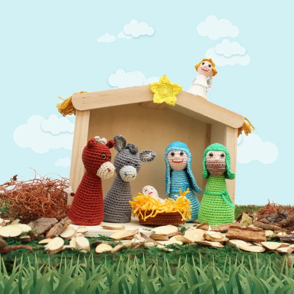 Weihnachtskrippe – Häkelpaket